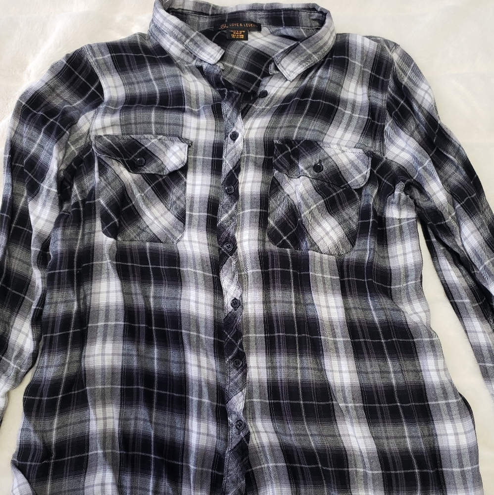 Love & Legend Soft & Cozy Plaid Shirt